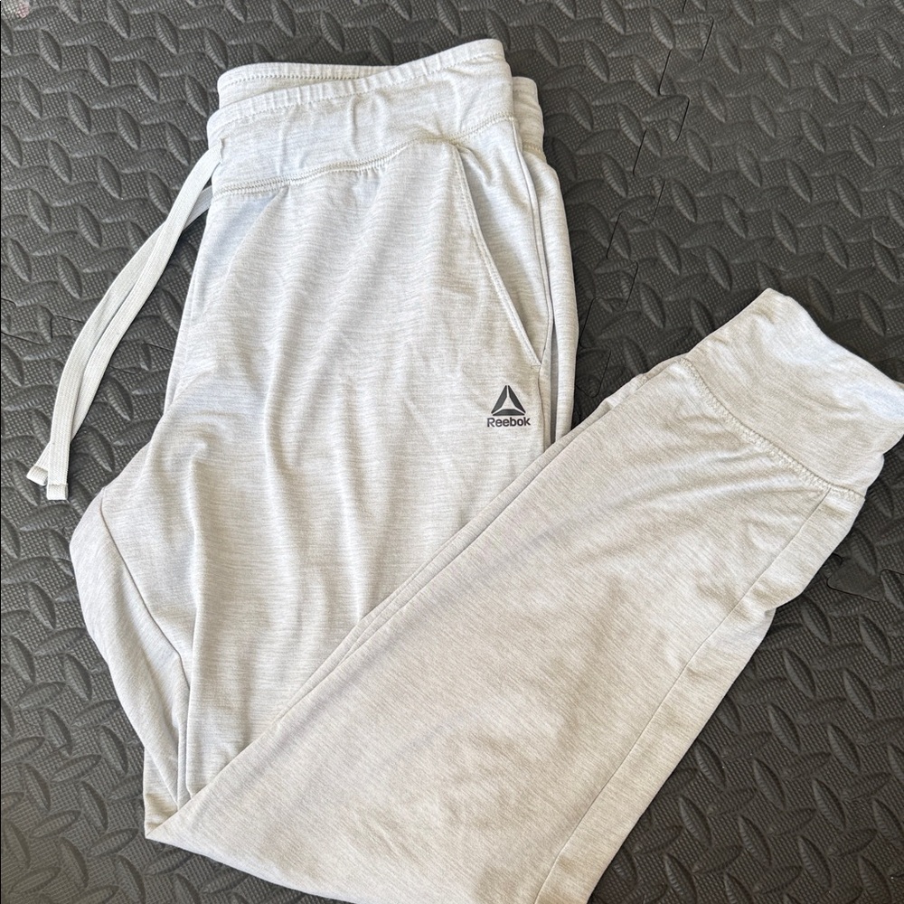 Reebok Light Heather Gray Jogger Pants